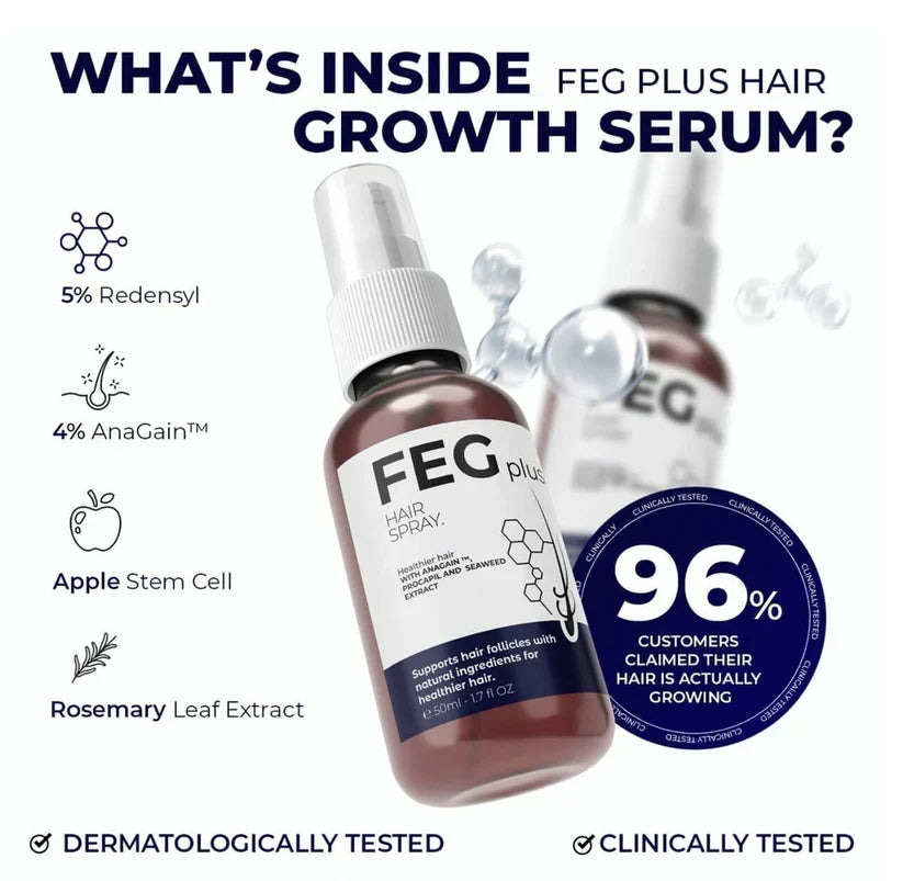 FEG PLUS HAIR SERUM - Made In USA