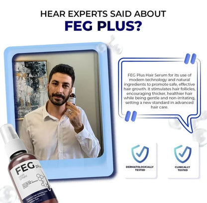 FEG PLUS HAIR SERUM - Made In USA